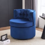 Chaise pivotante, petit fauteuil pivotant en flanelle, chaise de loisirs rembourrée et confortable, canapé simple, chaise de lecture pour petit