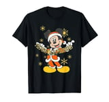 Noël Mickey Mouse Merry Christmas Gold T-Shirt