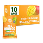 Soul Fruit - Dried Mango – No Added Sugar – 100% Dried Fruit Snack - High in Fibre - Low Calorie Snacks - Healthy Snacks for Adults & Kids - Lunchbox snacks – Gluten Free 10 x 30g