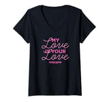 Womens Whitney Houston My Love is Your Love V-Neck T-Shirt