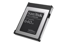 SanDisk PRO-CINEMA - flash-minneskort - 640 GB - CFexpress, typ B