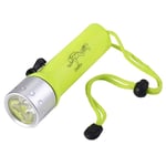 Professionell LED vattentät Scuba Diver Dykning Ficklampa Underwater Flash Light Torch