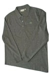 Lacoste Sport Mens L/S Grey Polo Size FR6 US XL 44-46" Chest L1330 00 2MC