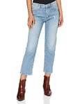 True Religion Women's Highrise Straight Jeans, Blue (Blue Denim 4600), W26/L32 (Herstellergröße: 26)