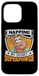 iPhone 14 Pro Max Napping Superpower Power Nap Lazy Pajama Day Sleep Sloth Case