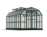 Canopia by Palram Serre de Jardin Grand Gardener 13.6m² (Verte) Cadre en Aluminium, Panneaux en Polycarbonate, Résistant aux UV