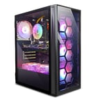 STGsivir PC Gamer Fixe,Ordinateur Gaming, GTX 1660 Super 6Go GDDR6,Intel Core i3-10100F jusqu'à 4.3GHz-16Go RAM,1To SSD,600M WiFi,BT5,0,RGB Fanx6,W11H64