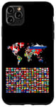 iPhone 11 Pro Max 238 Flags,World Flags,World map with flags. Case