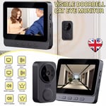 Video Door Bell WiFi Phone Intercom System with Monitor Doorbell Camera Wireless