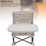 Portable Travel Booster Folding Baby Chair Breathable For Outdoor