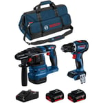 Kit BK2020BAG (gbh 18V-22 gsr 18V-90 c 2 x 5,0 Ah GAL18V-40 hdbag) - Bosch