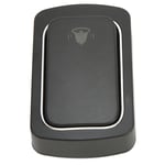 Wireless Doorbell Long Distance Transmission IP68 Black Pager System With 2 SG5