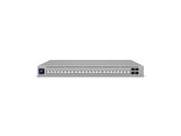 Ubiquiti Unifi Pro Hd 24 Poe, L2/L3, 2.5G Ethernet (100/1000/2500), Strömförsörjning Via Ethernet (Poe) Stöd, Rackmontering, 1U