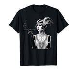 ROARING 1920's Great, Gatsby Glamorous Woman Flapper T-Shirt