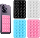 4 Pcs Ventouse Silicone Telephone, Coque Ventouse, Silicone Ventouse Téléphone, Ventouse Telephone, Multi Usages Adhésif Pour Coque De Téléphone À Ventouse Support À Ventouse Pour Téléphone