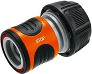 Gardena AquaStop 19 mm (3/4 inch): Connectors with AquaStop, for hose ends, Powe