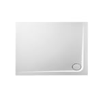 Receveur de douche en acrylique 110x80x4,8 rectangulaire AMI10D blanc