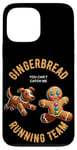 iPhone 13 Pro Max Funny Gingerbread Man Running Team Christmas Xmas Dog Case