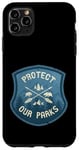 iPhone 11 Pro Max Protect Our Parks National Parks Vintage Retro Badge Case