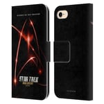 Head Case Designs Officially Licensed Star Trek Discovery 7 Red Signals Discovery Season 2 Poster Leather Book Wallet Case Cover Compatible With Apple iPhone 7/8 / SE 2020 & 2022