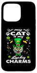 Coque pour iPhone 15 Pro Max My Cat Is My Lucky Charm Kitten St Patricks Day Cats Lovers