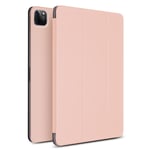 Qialino Tri-fold Stand Case (iPad Pro 12,9 (2020/2018)) - Lyserød