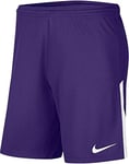 Nike League Knit II Shorts, Court Violet/Blanc/Blanc, M Mixte Enfant