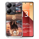 Cokitec Coque Renforcée pour Xiaomi Redmi Note 13 Pro 4G Animal Lion Reflet