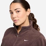 Nike One Oversized 1/2-Zip Fleece Top Dame