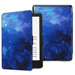 FINTIE Étui pour Kindle Paperwhite 6,8" (11e génération, 2021) et Kindle Paperwhite Signature Edition, Coque Fine et Léger, Housse Fermeture Magnétique Réveil/Veille Automatique, Starry Sky