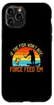 Coque pour iPhone 11 Pro Bowfishing Force Feed Them, pêcheur, arc et flèche