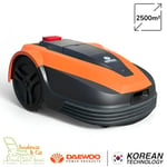 Robot Tondeuse Autonome DAEWOO 2500m² - Coupe 18cm - Chargeur rapide