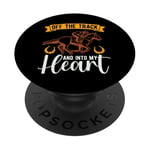 Off The Track And Into Horse Race Thoroughbred Horse Racing PopSockets Adhesive PopGrip