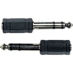 AD04 Adaptateur Jack Male Stéréo Jack Fem. 3.5 MM - Lot de 2