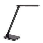 MAUL lampe de bureau LED MAULgrace | Lampe bureau de haute qualité avec bras double | Lampe à intensité variable | Lampe LED avec température de couleur 3000 – 6500K | Noir