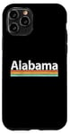 Coque pour iPhone 11 Pro Alabama - AL - Vintage / Worn Design - Classic