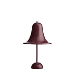 Verpan Pantop portable bordslampa burgundy