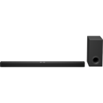 LG S90 -soundbar-kaiutin. Musta