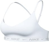 Nike Bra W NK DF Indy LGT SPT Bra, White/Stone Mauve, FD1064-100, 1X