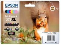 Epson Squirrel Multipack 6-colours 378XL Claria Photo HD Ink