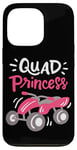 Coque pour iPhone 13 Pro Femme Quad Lover ATV Rider Offroad Quad Bike