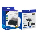 Clavier sans fil Bluetooth à poignée PS5 avec rétro-éclairage Clavier externe PS5 avec clip pour chat vocal TP5-0556S 1pcs