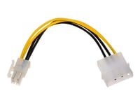 Akyga Molex - Atx/Eps 4-Polig, 0,15 M, Gul (Ak-Ca-12)