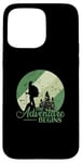 Coque pour iPhone 15 Pro Max The Adventure begins Randonnée Nature