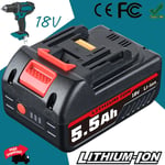 For Makita 18V 5.5Ah LXT Li-Ion BL1830 BL1850 BL1860 BL1815 Cordless Battery UK