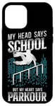 iPhone 12 mini Parkour Free Running Traceur School Vintage My Head Says Case