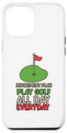 iPhone 14 Pro Max Golf accessories for Men - Retirement Plan Play Golf Case