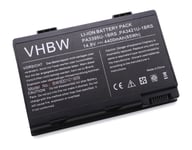 vhbw Li-Ion batterie 4400mAh (14.8V) pour ordinateur,pc Toshiba Satellite M30X-129, M30X-134, M30X-143, M30X-148 comme PA3395U-1BRS, PA3421U-1BRS.