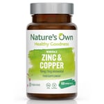 Nature&apos;s Own Food State Zinc & Copper - 60 Tablets