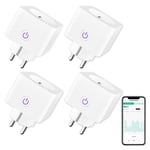 Prise Connectée Wifi (FR) 16A 3680W Mesure De Consommation Électrique, Prise Int